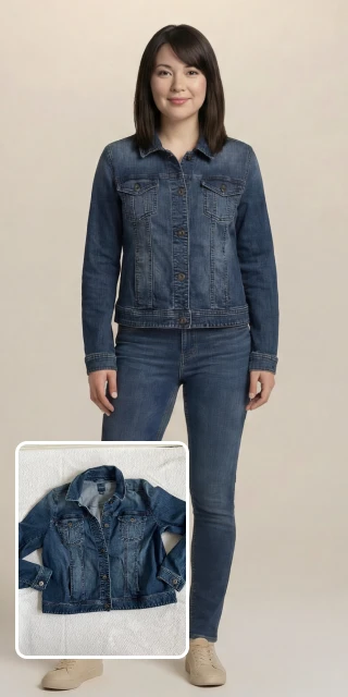 Denim Jacket Refresh combined before and after placeholder